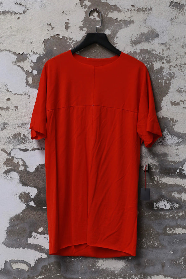 m.a+ 25 Spring/Summer Short-sleeved T-shirt Series Italian Craftsman Handmade MA-T211C JCL10-SHH Coral Red